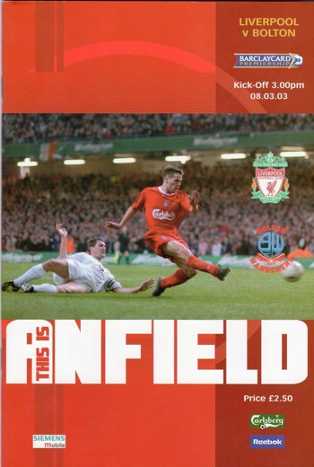 Match programme